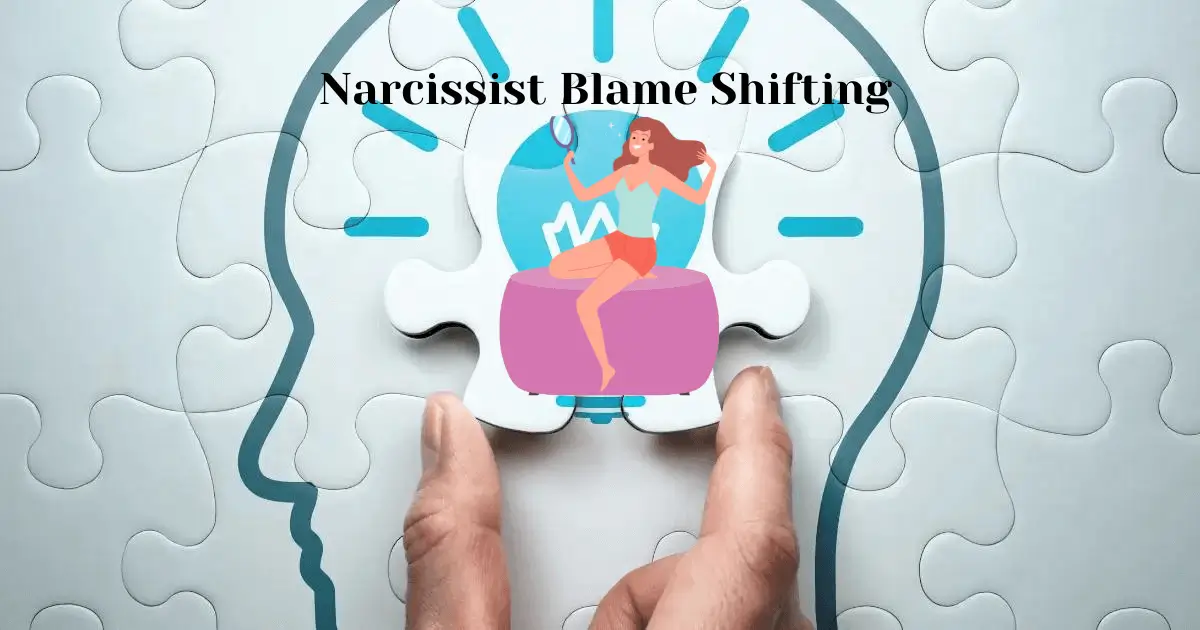 Image is showing how to deal with narcissist blame shifting.
