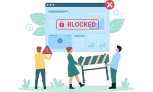 Image is showing blocking on social media on How to make a narcissist leave you alone.